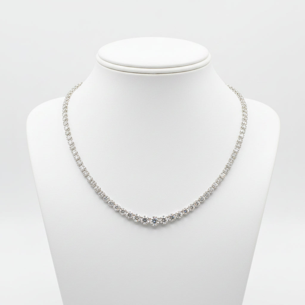 Collar Moissanita Luxe | Plata 925