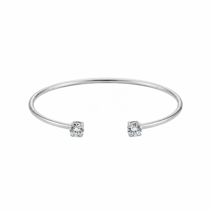Pulsera Twin Aura Moissanita | Lujo