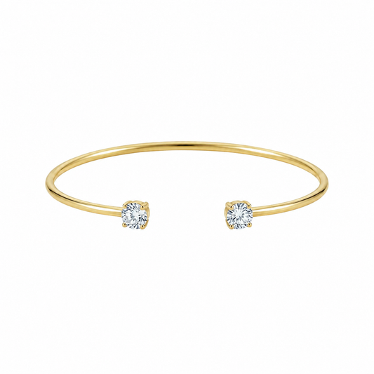 Pulsera Twin Aura Moissanita | Lujo