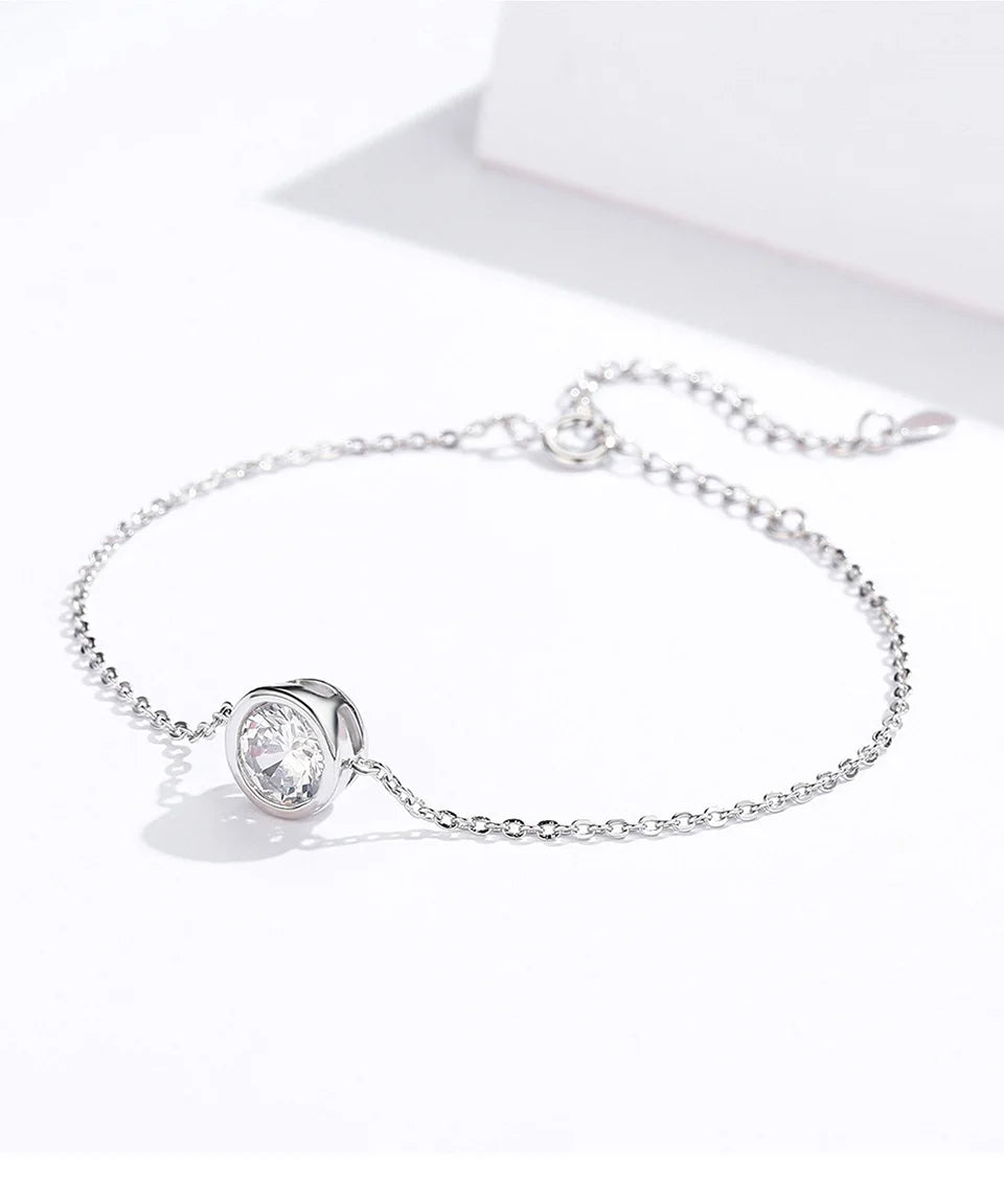 Pulsera Circón Plata 925 | Mujer
