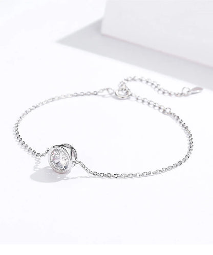 Pulsera Circón Plata 925 | Mujer