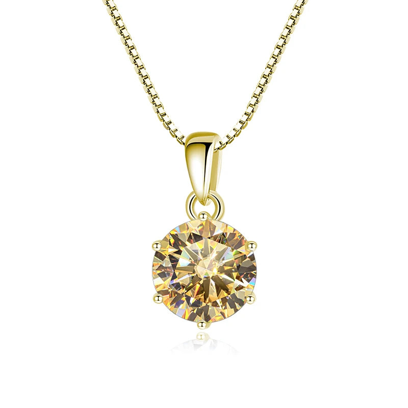 Collar Moissanita 1CT | Plata 925