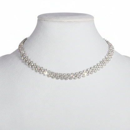 Collar Gargantilla Multicolor de Cristal