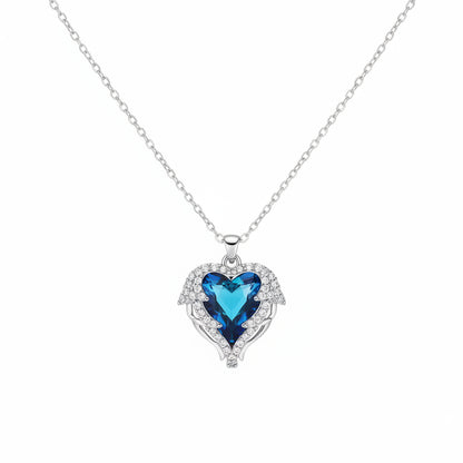 Collar Corazón Circonita | Acero