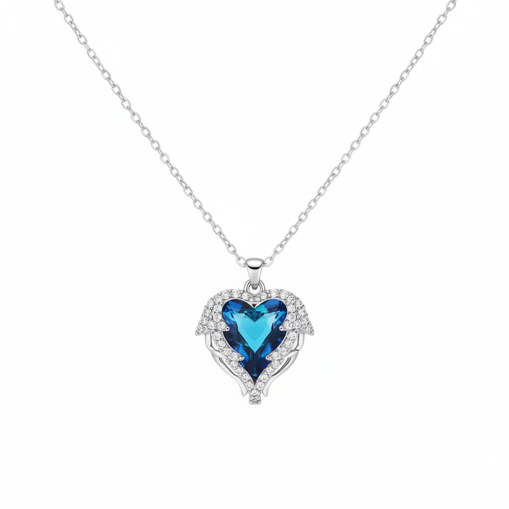 Collar Corazón Circonita | Acero