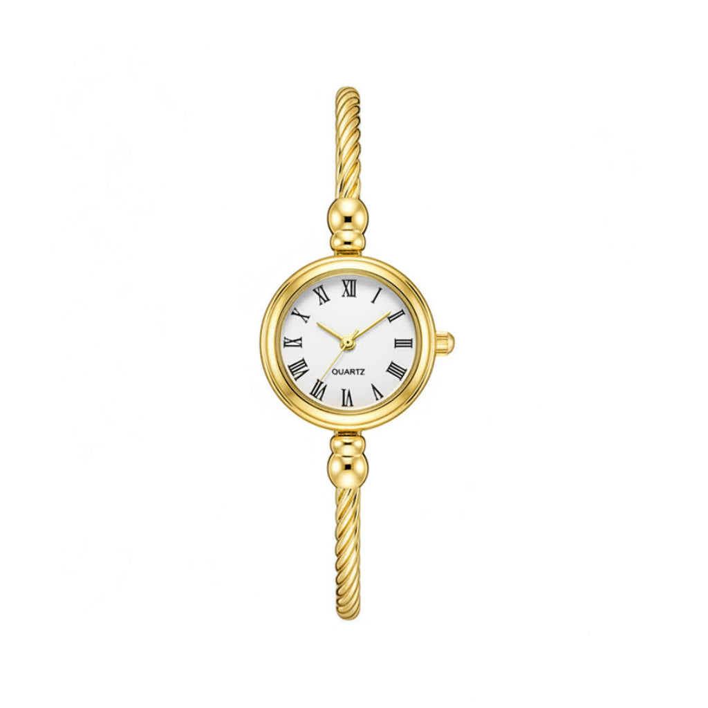 Reloj Aurelia™ | Brazalete Dorado Mujer