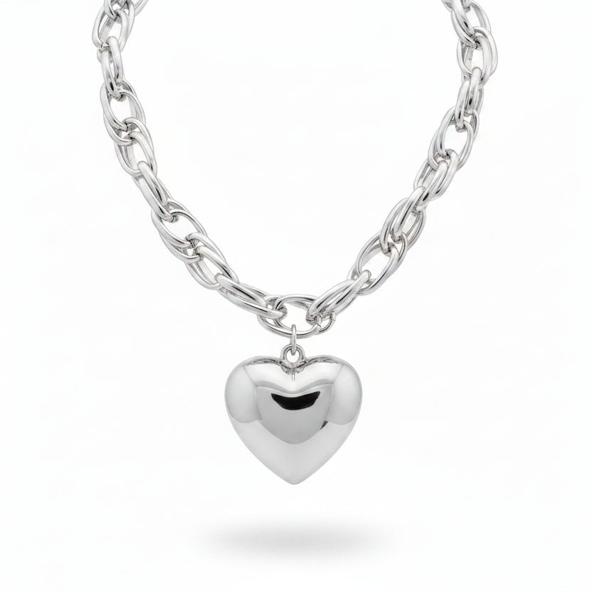 Collar Corazón Moderno | Mujer
