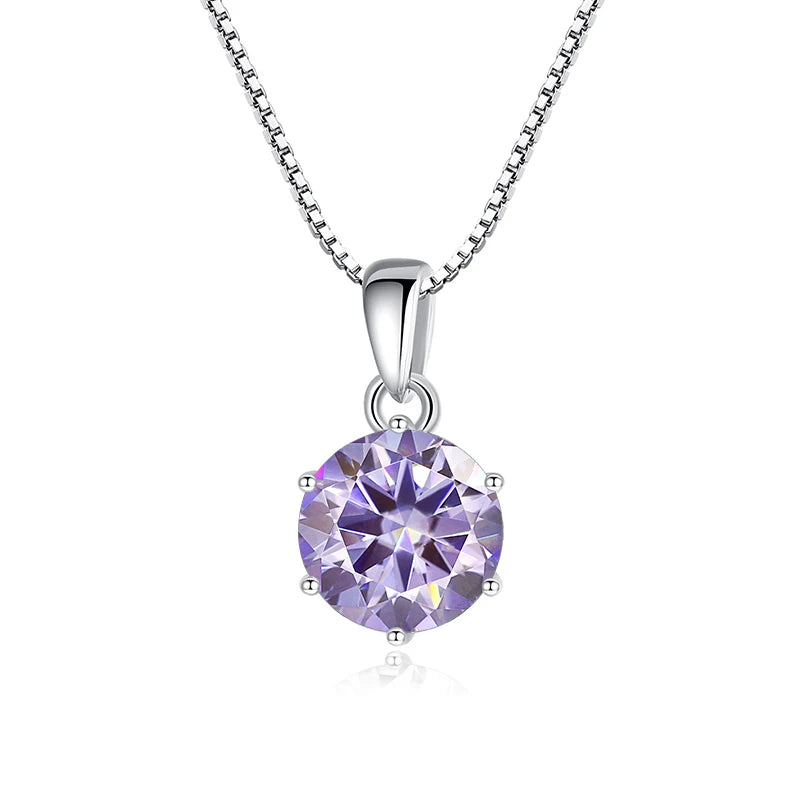 Collar Moissanita 1CT | Plata 925