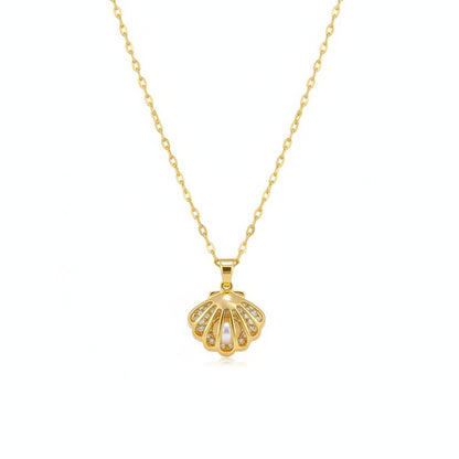 Collar Corazón Circonita | Acero