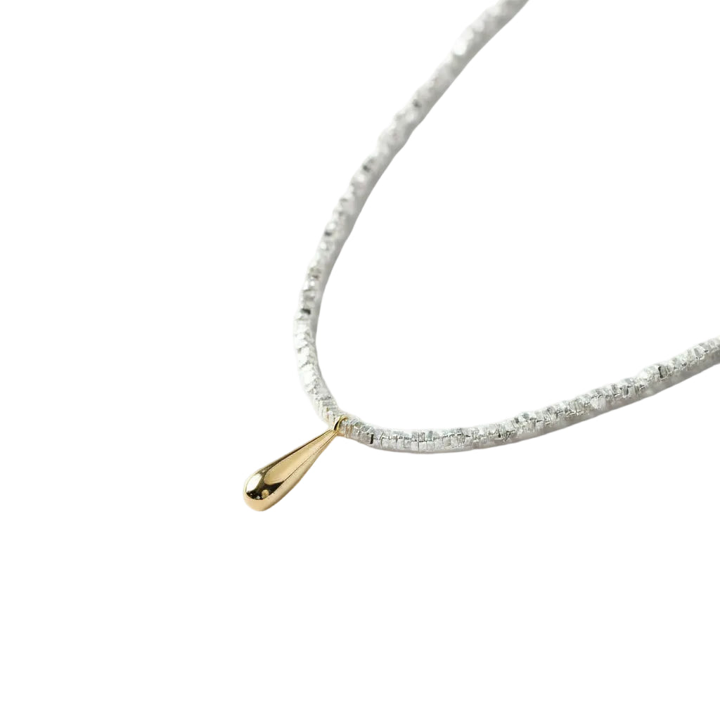 Collar Gota Plata 925 | Mujer