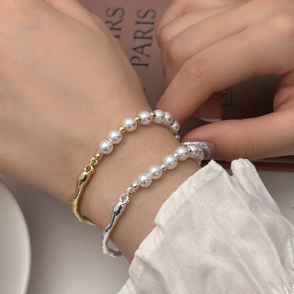 Pulsera Perla Plata 925 | Clásica