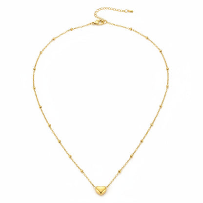 Collar Corazón Acero | Minimalista