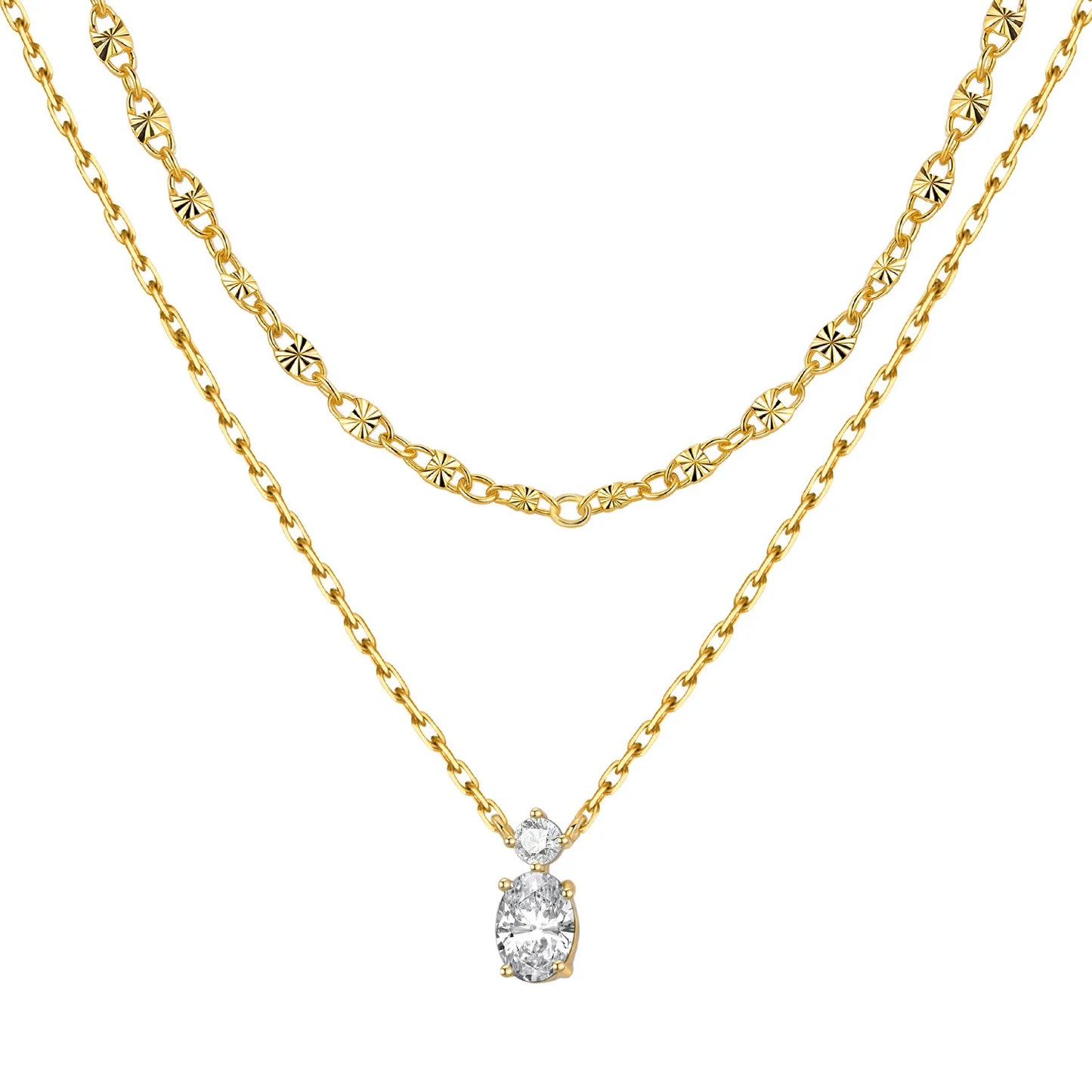 Collar Flor Circonita | Plata 925