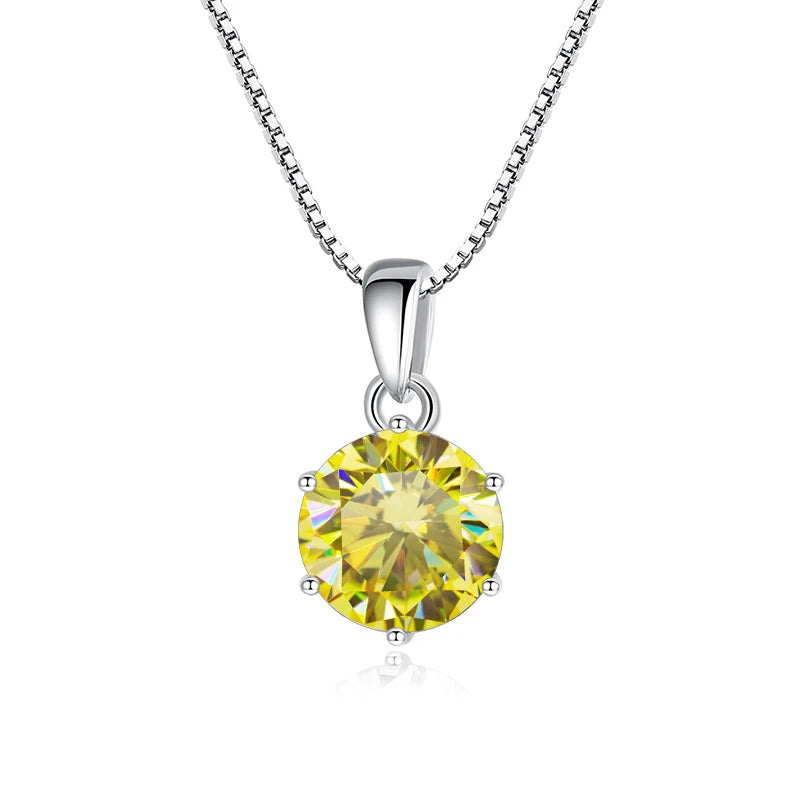 Collar Moissanita 1CT | Plata 925