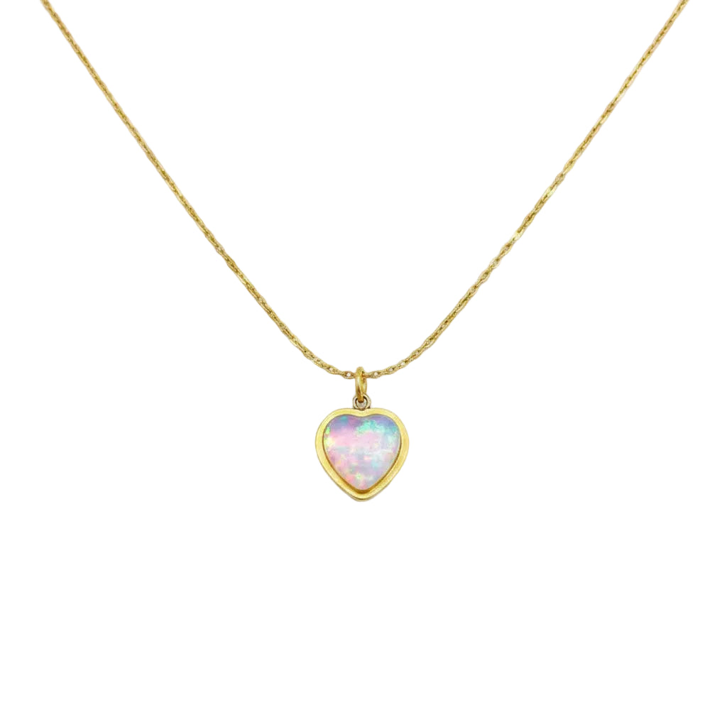 Collar Corazón Circonita | Acero