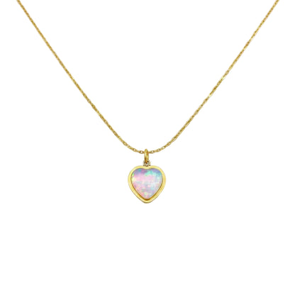 Collar Corazón Circonita | Acero