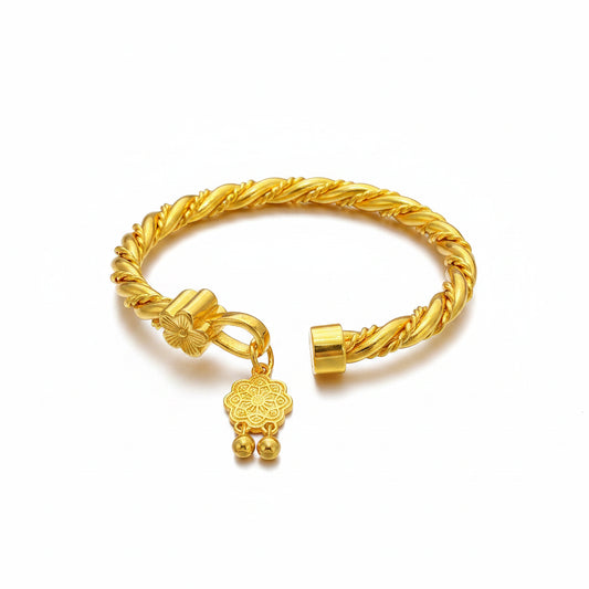 Pulsera Cuff Oro 999 | NGTC