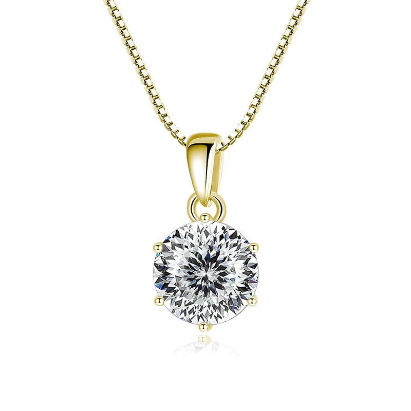 Collar Moissanita 1CT | Plata 925