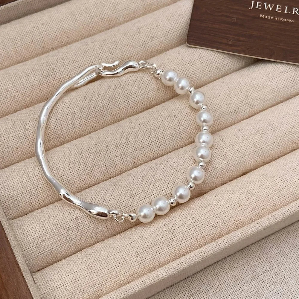 Pulsera Perla Plata 925 | Clásica