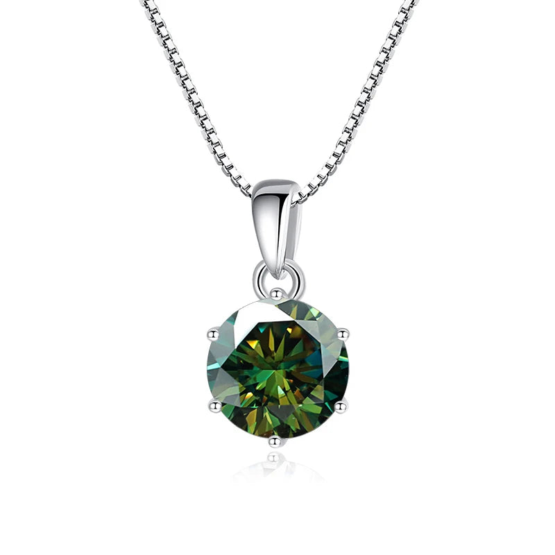 Collar Moissanita 1CT | Plata 925