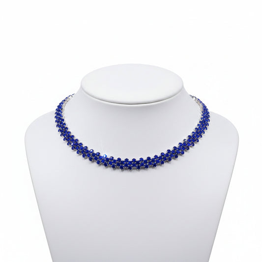 Collar Gargantilla Multicolor de Cristal