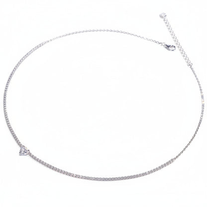 Collar Luna Moissanita | Plata 925