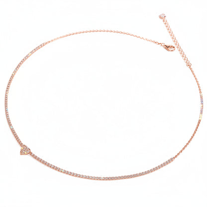Collar Luna Moissanita | Plata 925