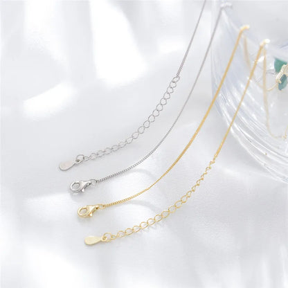 Collar Circón Verde Cuadrado | Plata 925