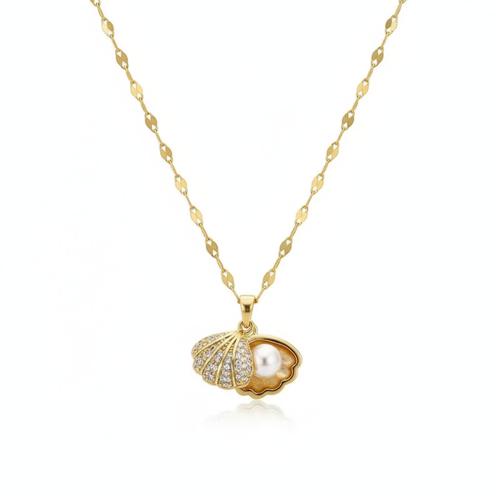 Collar Corazón Circonita | Acero