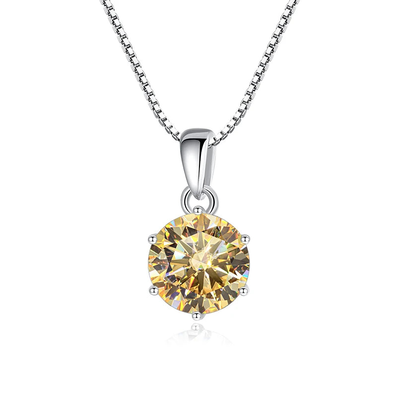 Collar Moissanita 1CT | Plata 925
