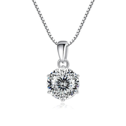 Collar Moissanita 1CT | Plata 925
