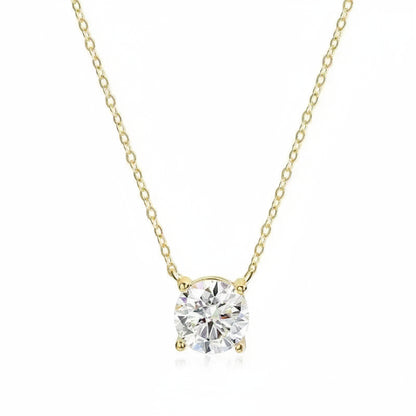 Collar Moissanita Rose Gold | Plata 925