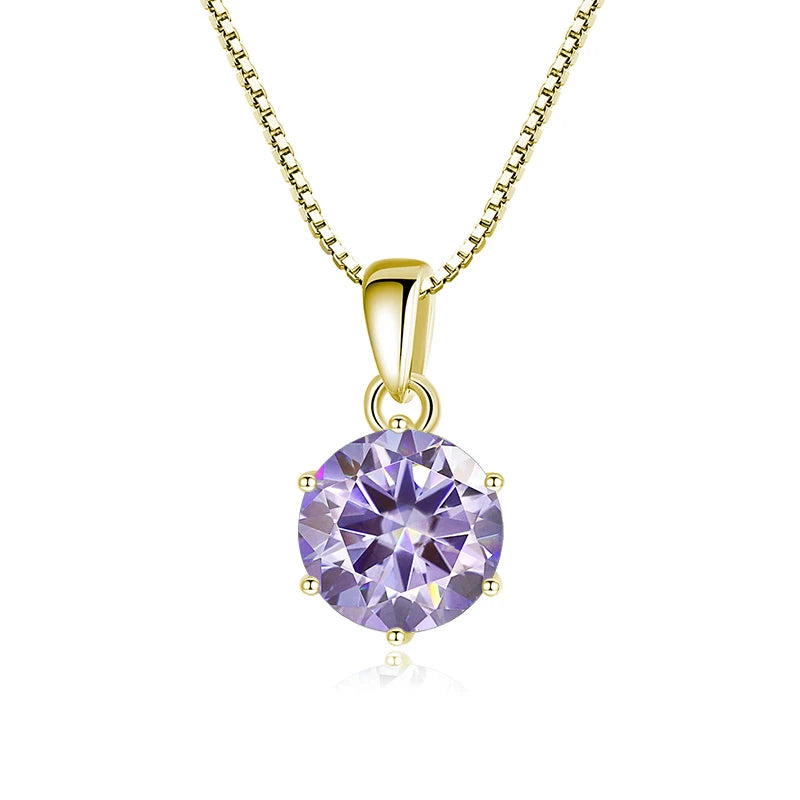Collar Moissanita 1CT | Plata 925