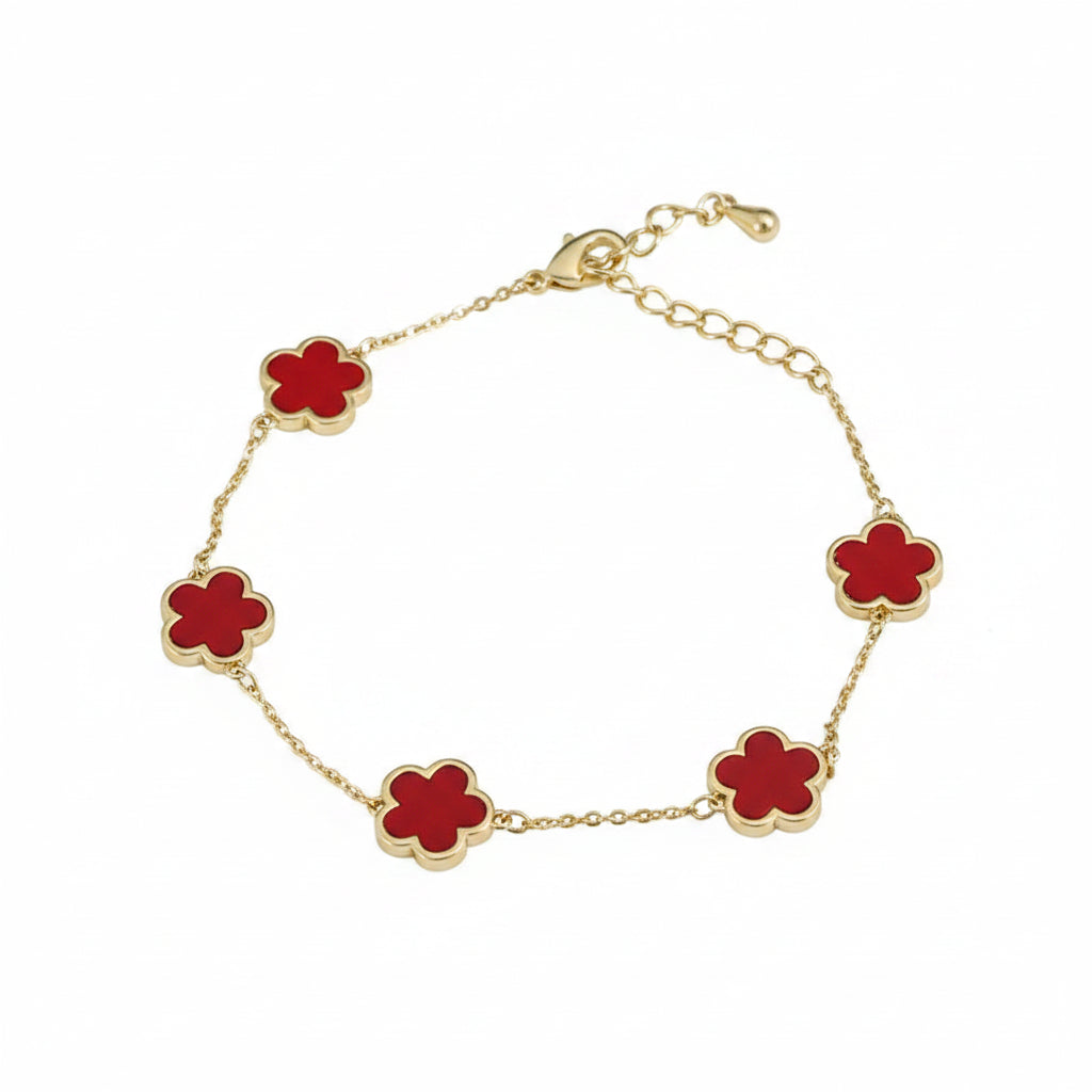 Pulsera Trébol de Cinco Hojas