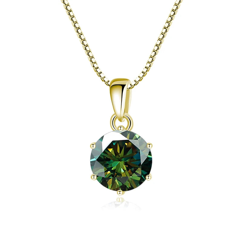 Collar Moissanita 1CT | Plata 925