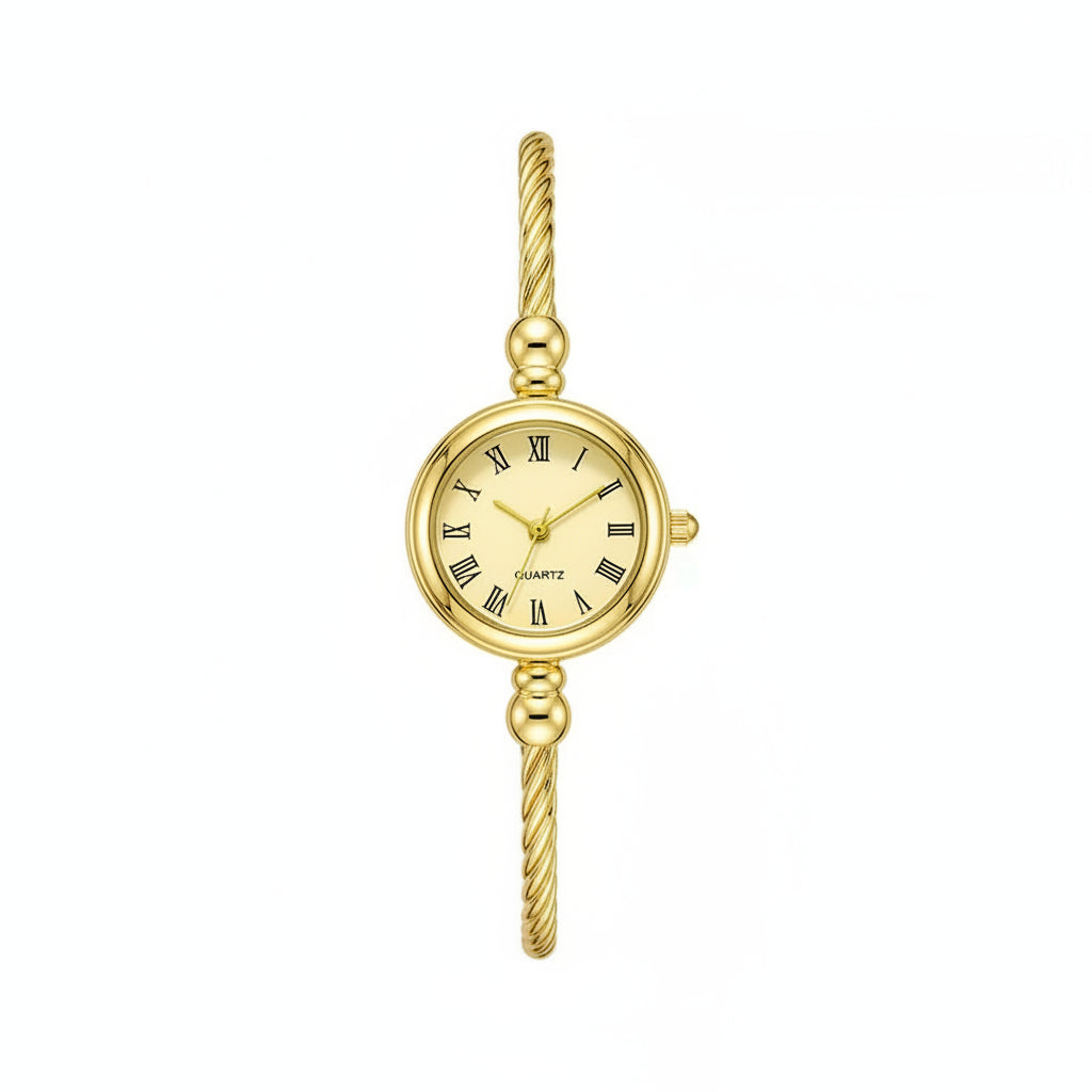 Reloj Aurelia™ | Brazalete Dorado Mujer