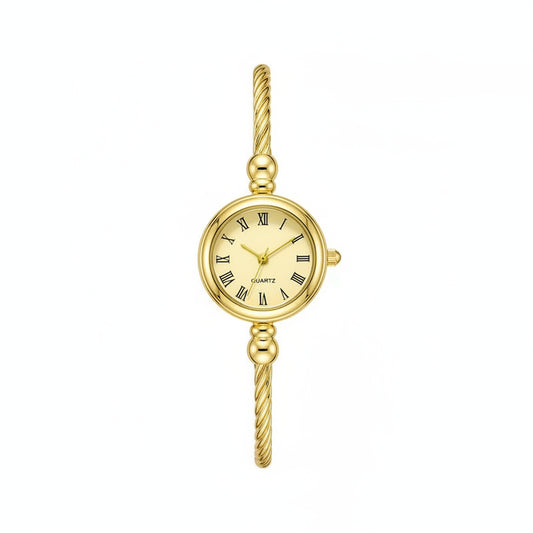 Reloj Aurelia™ | Brazalete Dorado Mujer