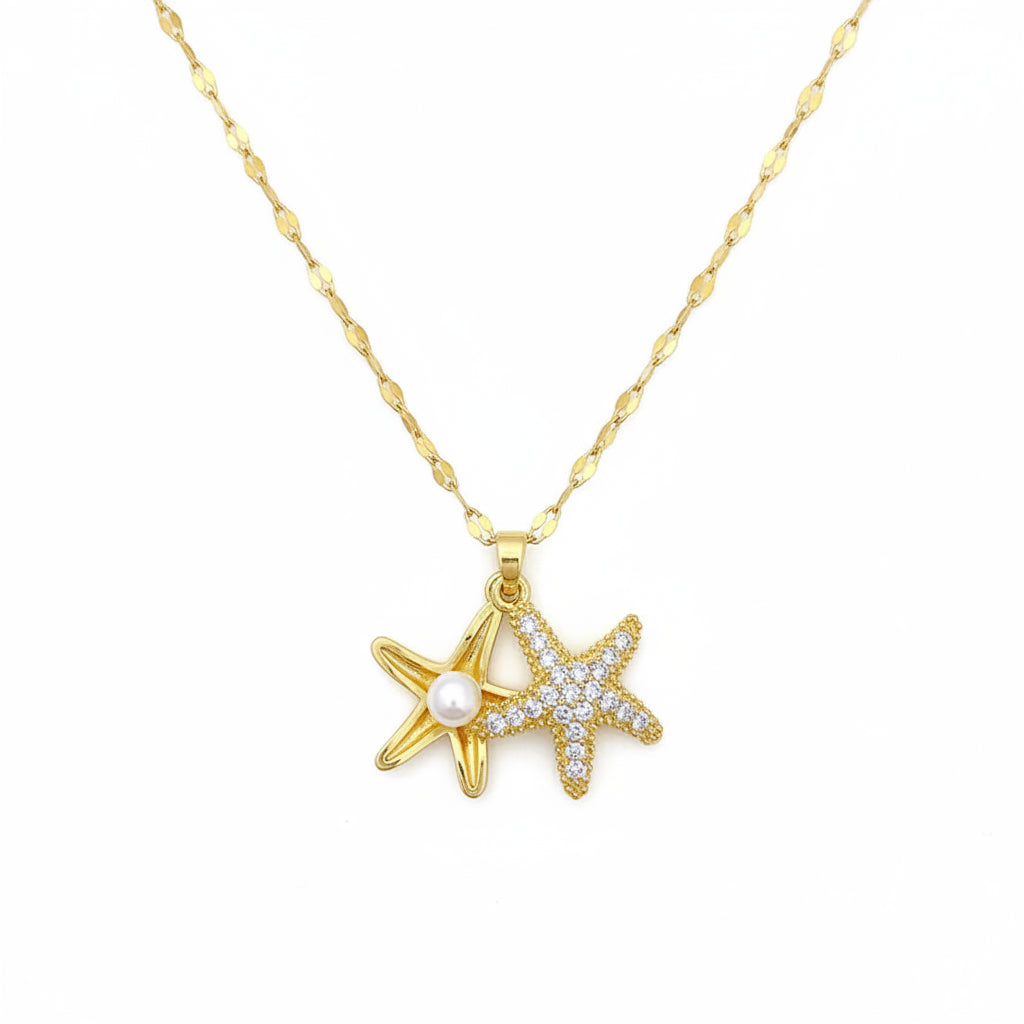 Collar Corazón Circonita | Acero