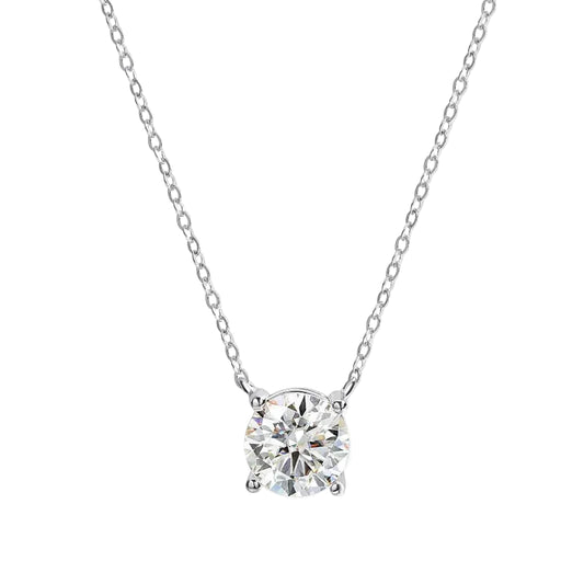 Collar Moissanita Rose Gold | Plata 925