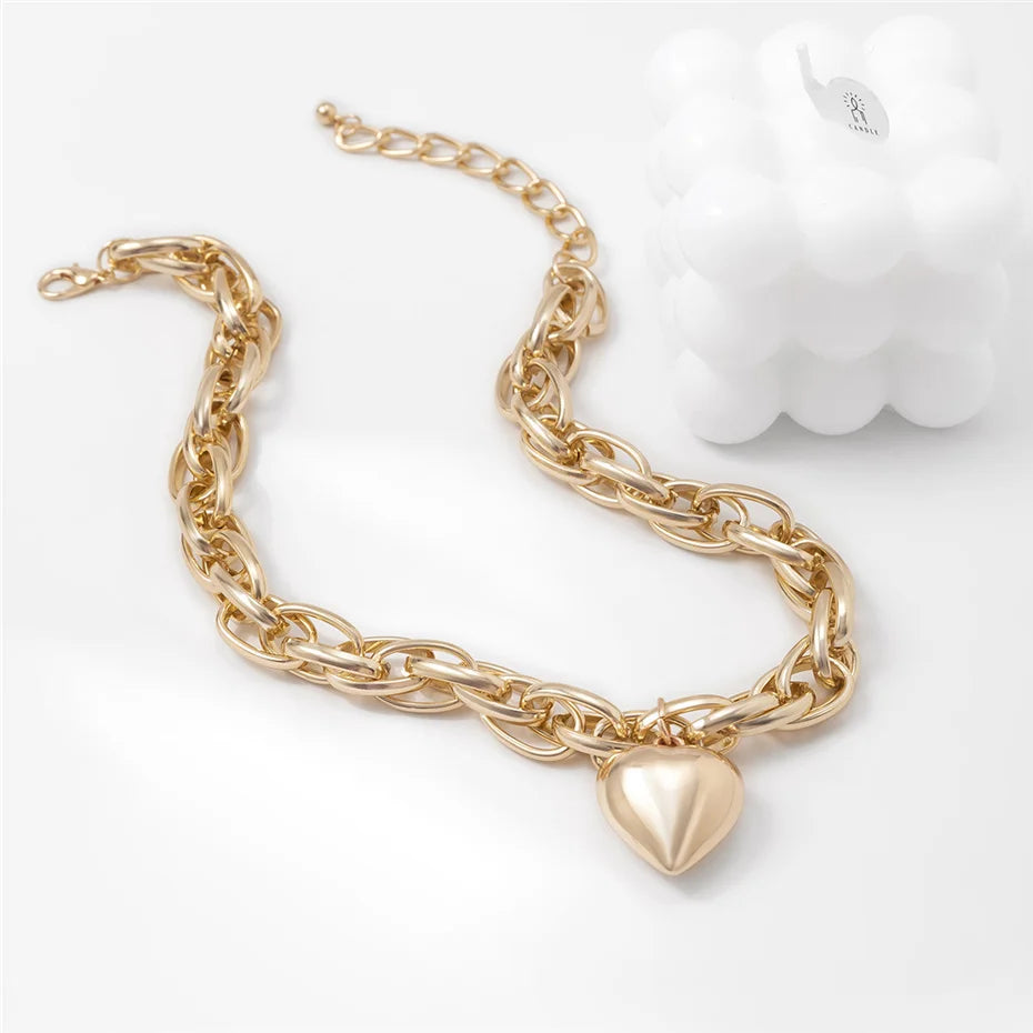 Collar Corazón Moderno | Mujer