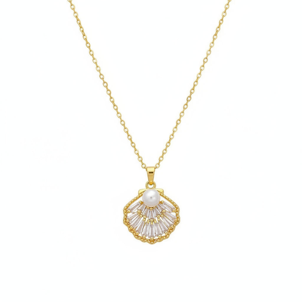 Collar Corazón Circonita | Acero
