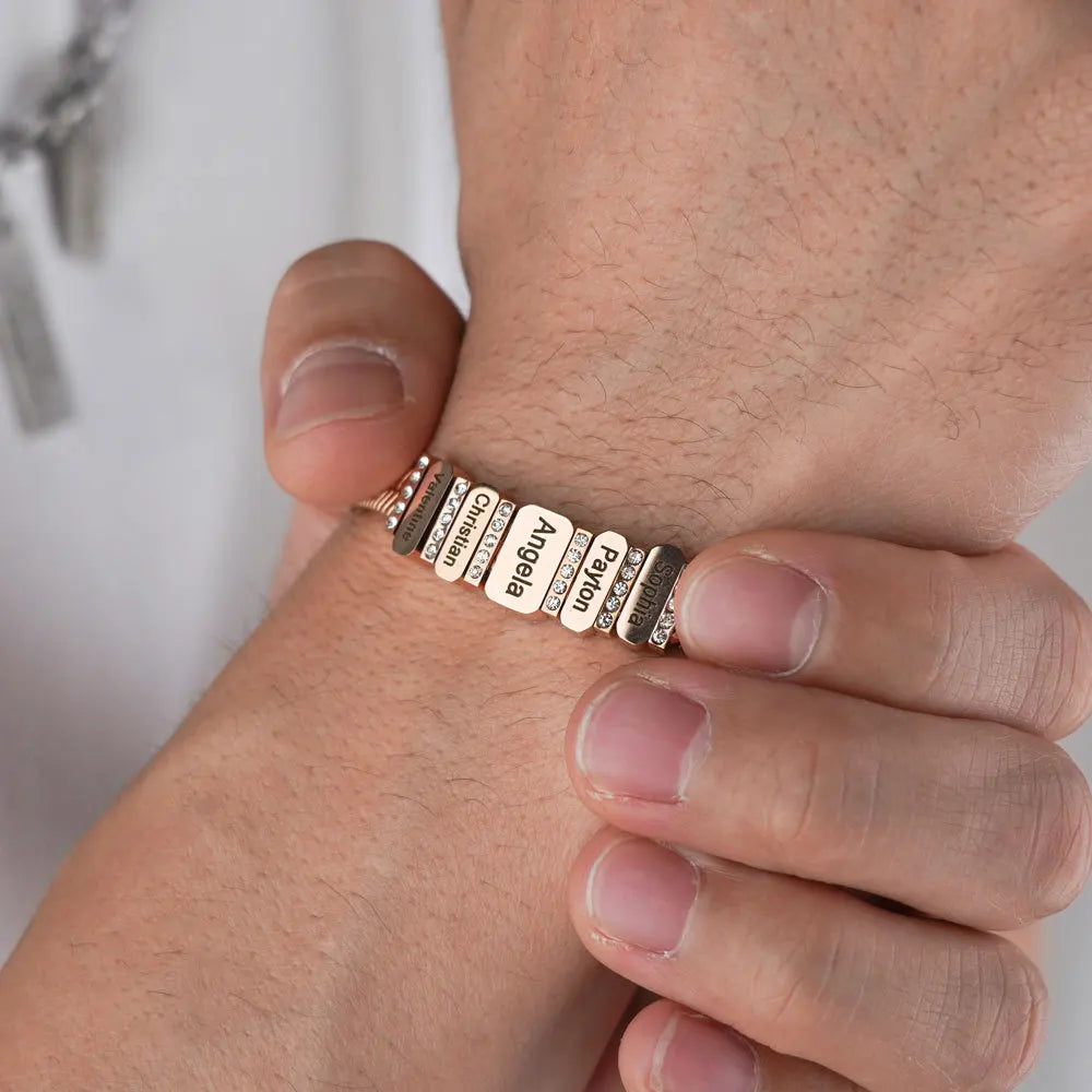 Pulsera Personalizada con Nombre | Acero
