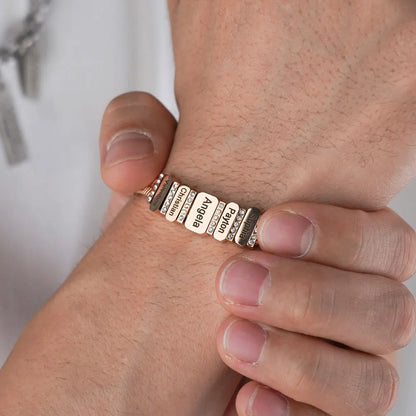 Pulsera Personalizada con Nombre | Acero