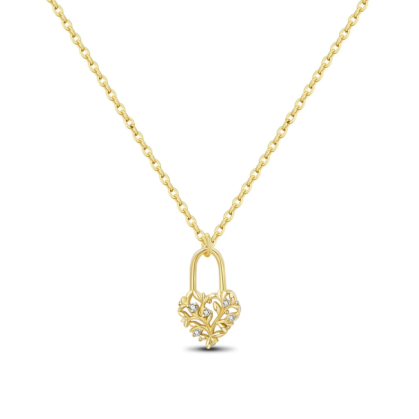 Collar Flor Circonita | Plata 925