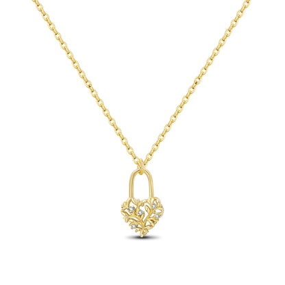 Collar Flor Circonita | Plata 925
