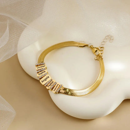 Pulsera Personalizada con Nombre | Acero