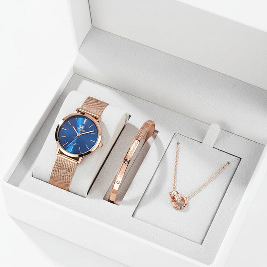 OLEVS 5869 Reloj de Cuarzo Elegante con Pulsera