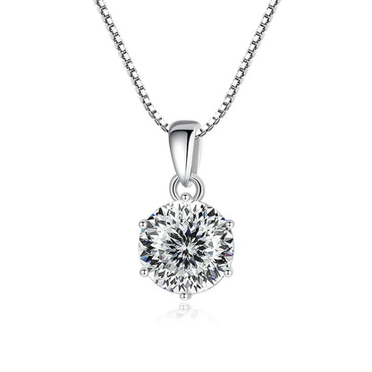 Collar Moissanita 1CT | Plata 925