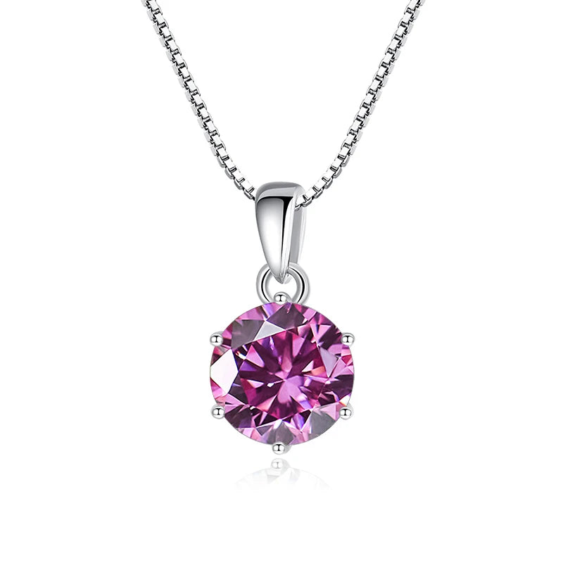 Collar Moissanita 1CT | Plata 925