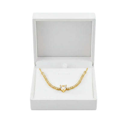 Collar Luna Moissanita | Plata 925